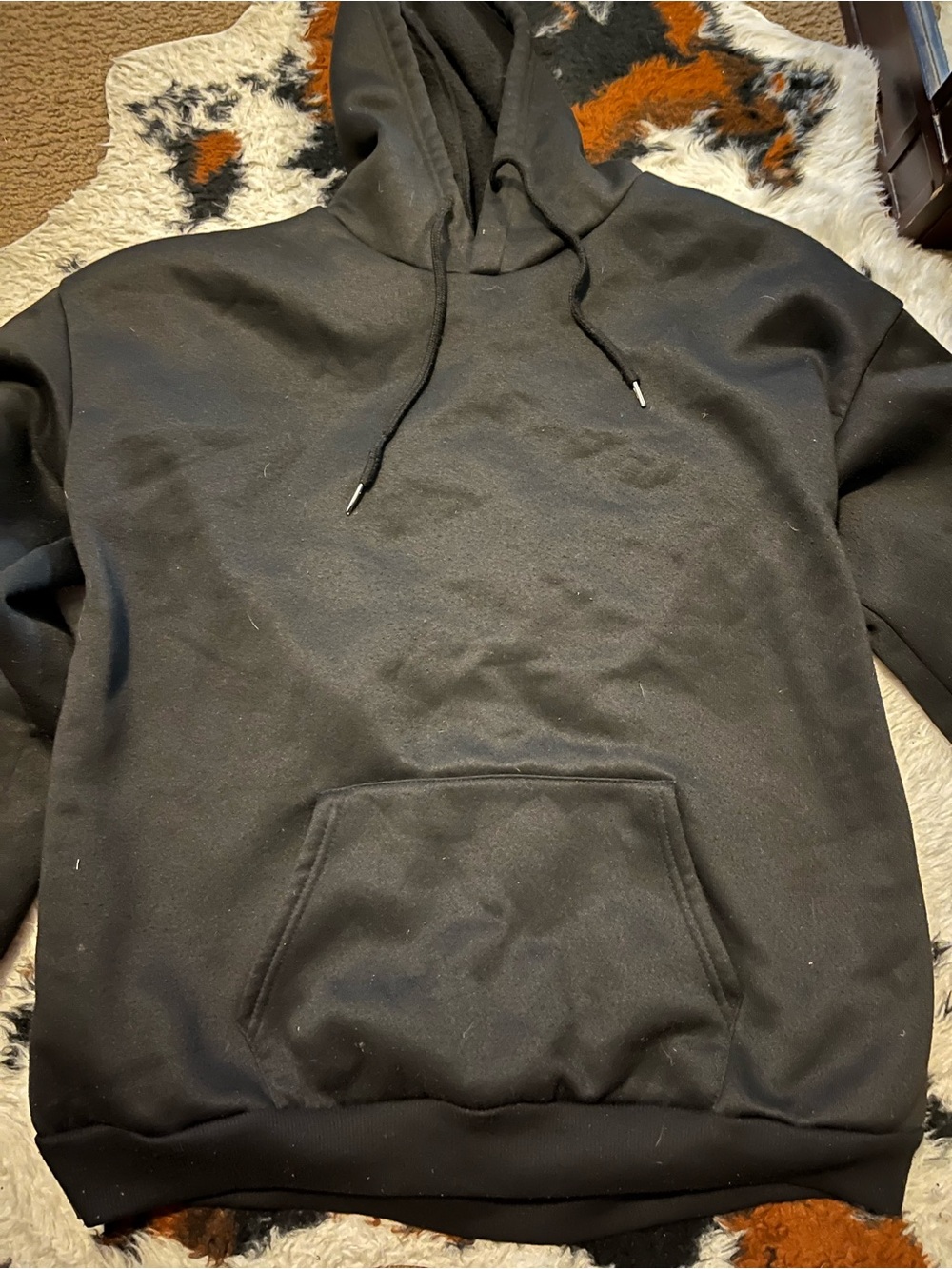 Men's Black hoodieClassic Everyday Hooded Sweatshirt not my first rodeo graphic